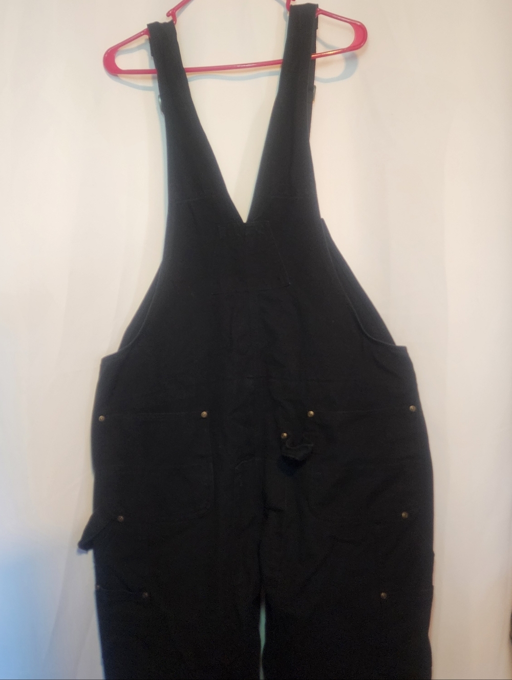 Rugged Wear Mens Insulated Winter Bib Overalls Black Sz Medium (G) - Picture 2 of 10